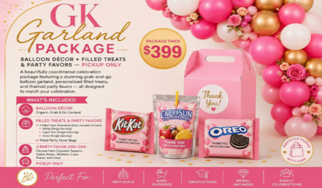GK Garland Package — Booking Retainer