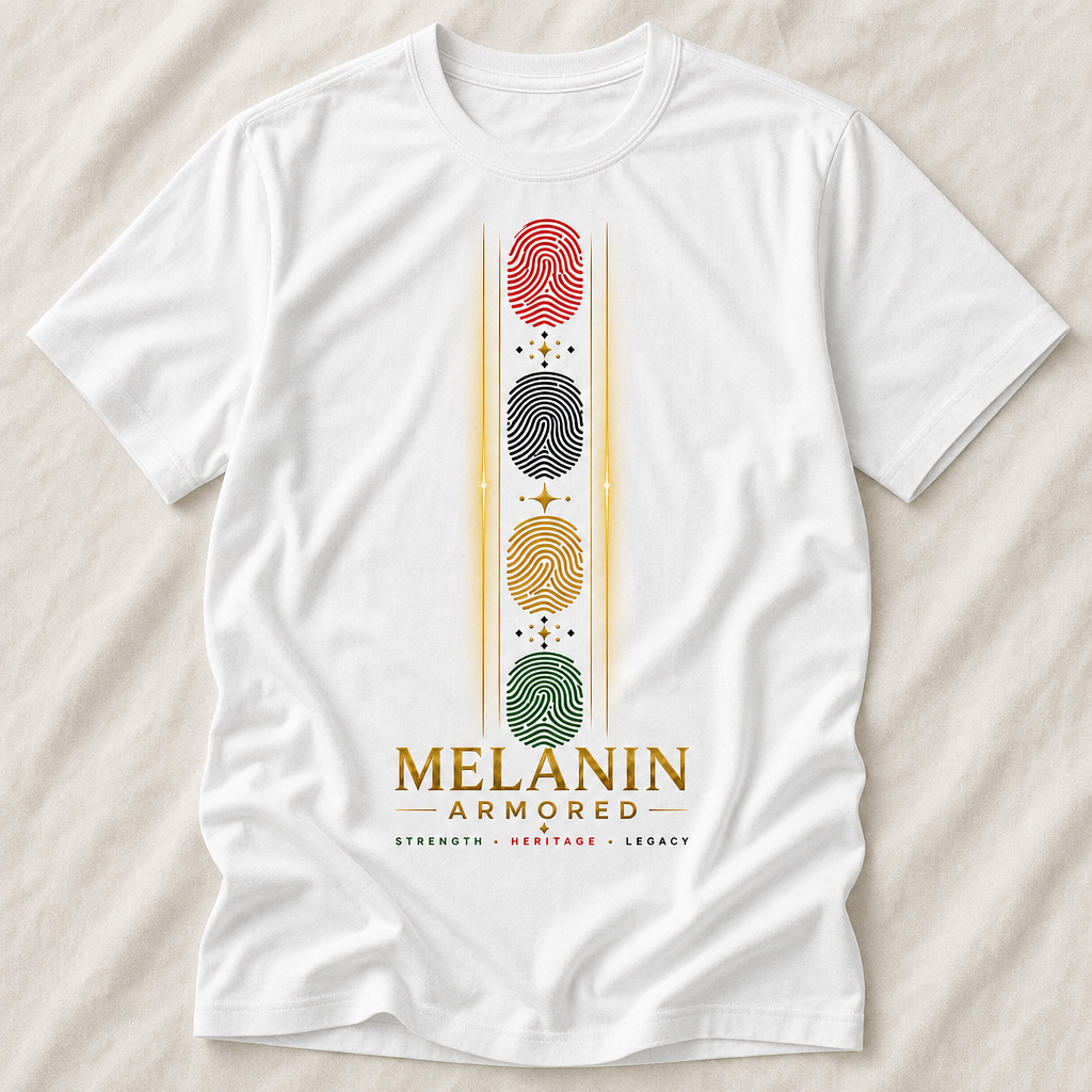 ✨ MELANIN ARMORED - Sublimation Tee