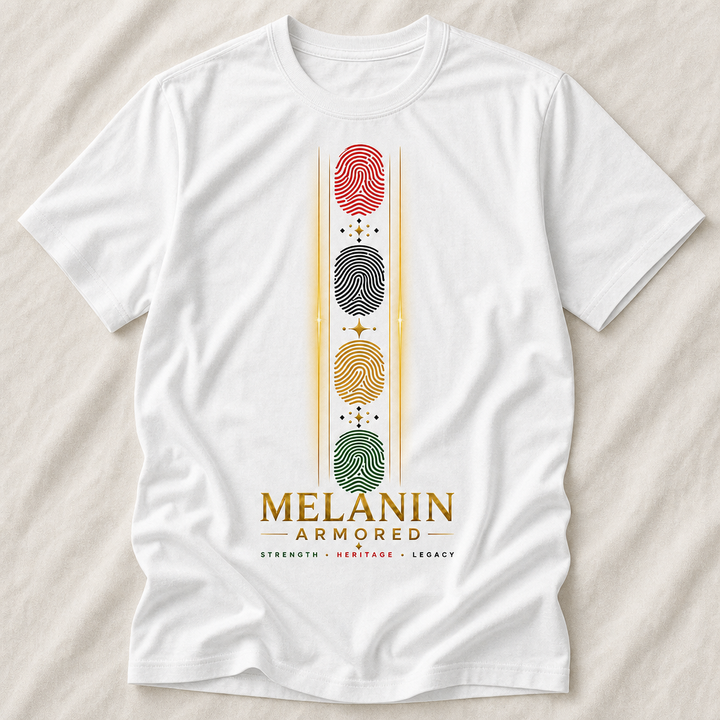 ✨ MELANIN ARMORED - Sublimation Tee