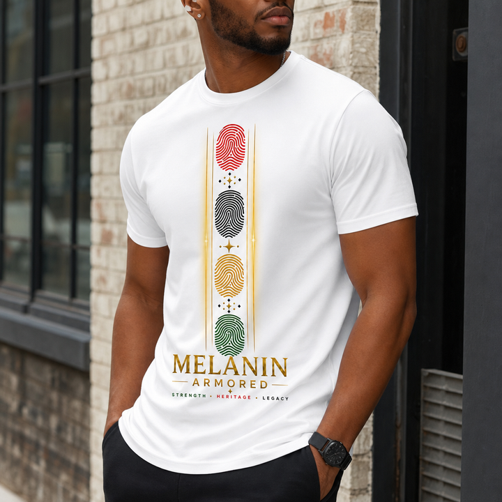 ✨ MELANIN ARMORED - Sublimation Tee