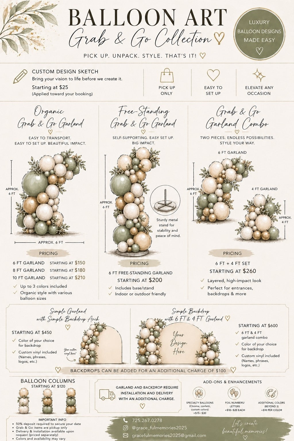 All-In-One Party Package — Booking Retainer