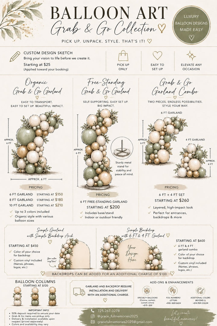 All-In-One Party Package — Booking Retainer